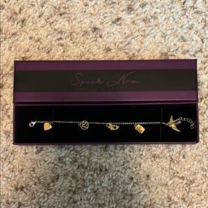 Brand New Taylor Swift Speak Now Taylor’s Version Gold Charm Bracelet Era’s Tour